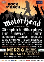 Rock am Bach - Festival - Das Rock am Bach 2009 Line-Up steht