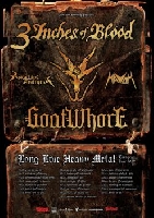 3 Inches Of Blood - "Long Live Heavy Metal" Europa Tour 2012 / u.a. mit Goatwhore